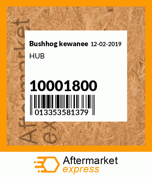 HUB 10001800