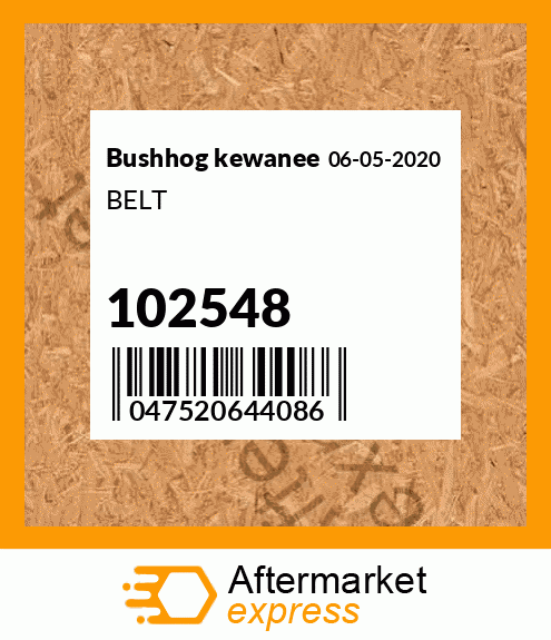 BELT 102548
