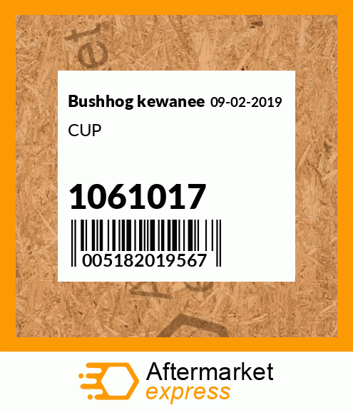 CUP 1061017