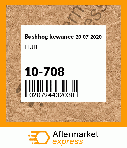 HUB 10-708