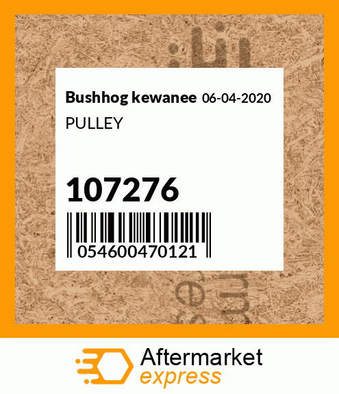 PULLEY 107276