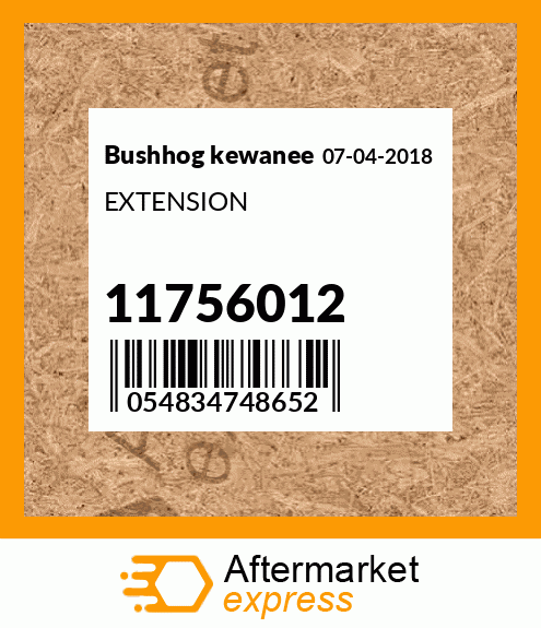 EXTENSION 11756012