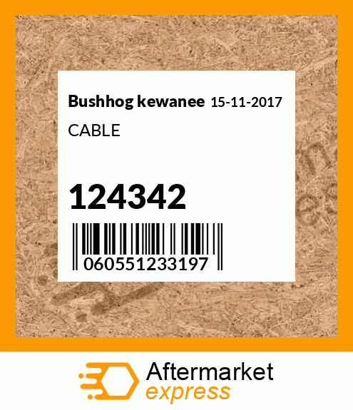 CABLE 124342