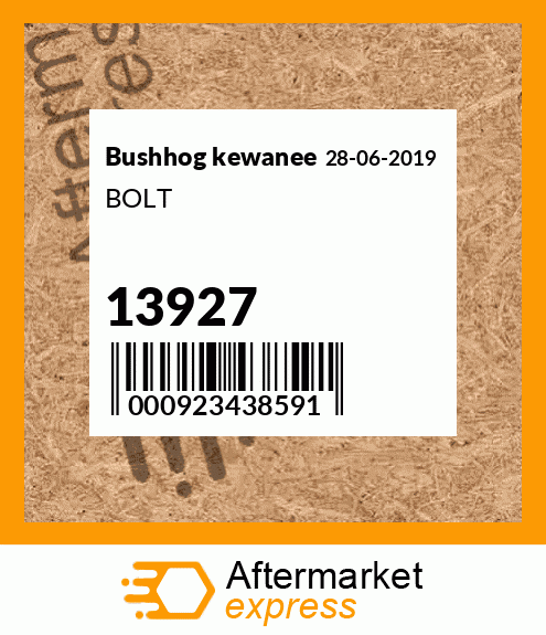 BOLT 13927