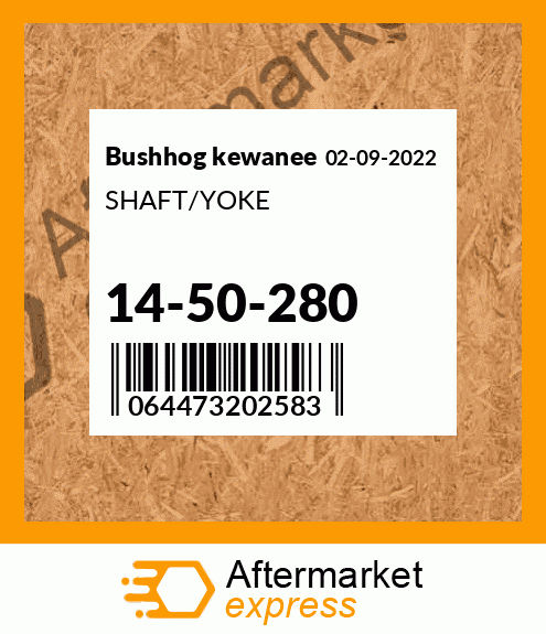 SHAFT/YOKE 14-50-280