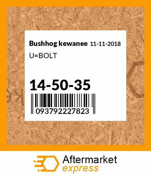 U_BOLT 14-50-35