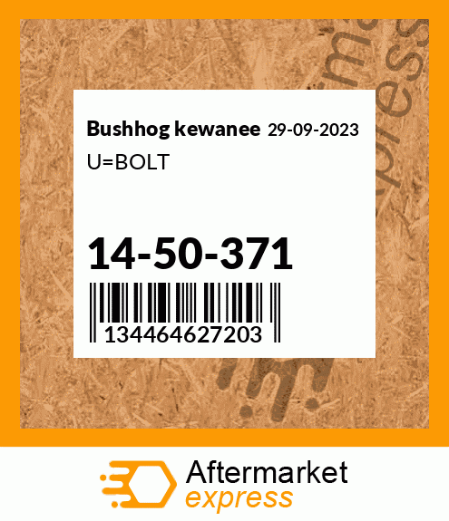 U_BOLT 14-50-371