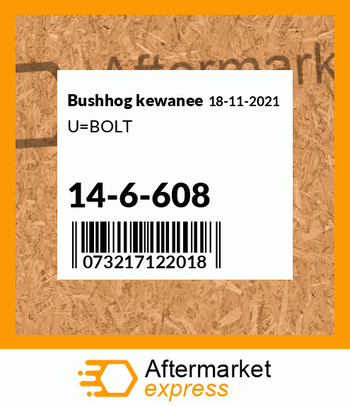 U_BOLT 14-6-608