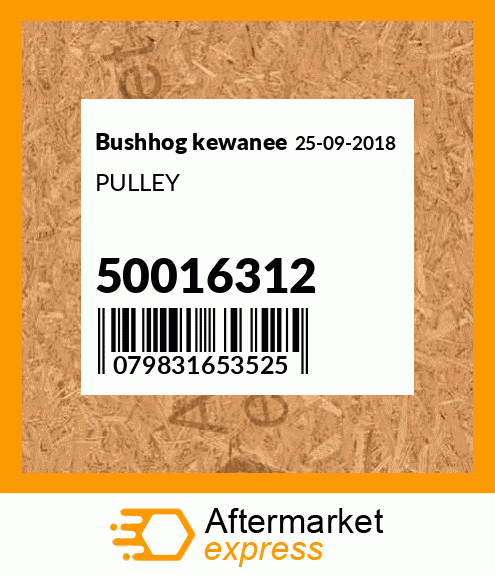 PULLEY 50016312