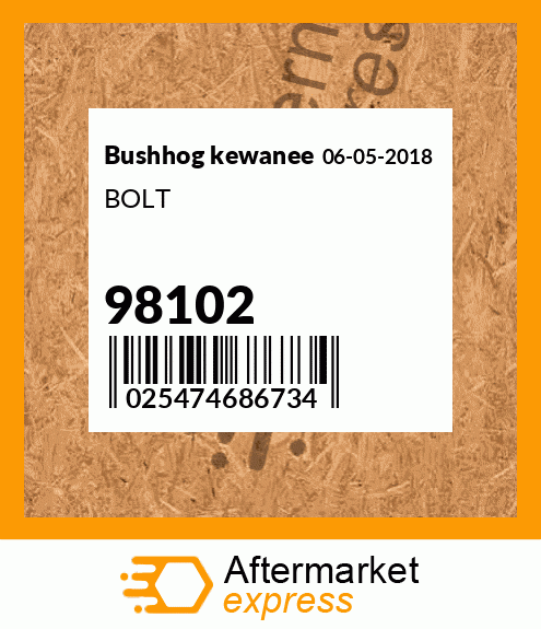 BOLT 98102