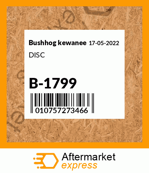 DISC B-1799