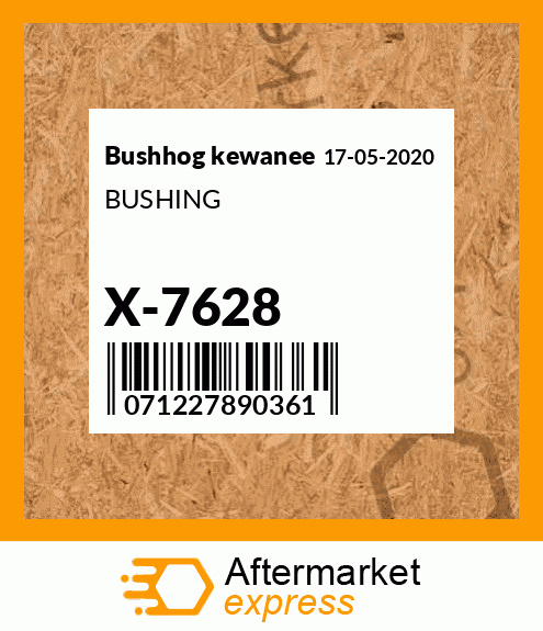 BUSHING X-7628