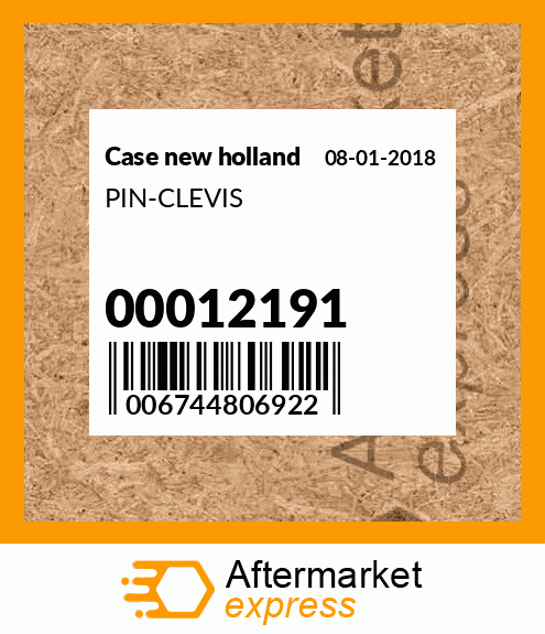 PIN-CLEVIS 00012191