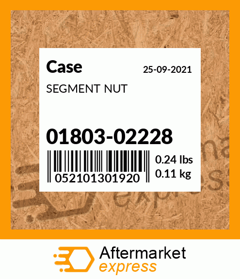 SEGMENT NUT 01803-02228