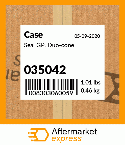 Seal GP. Duo-cone 035042