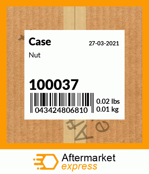 Nut 100037