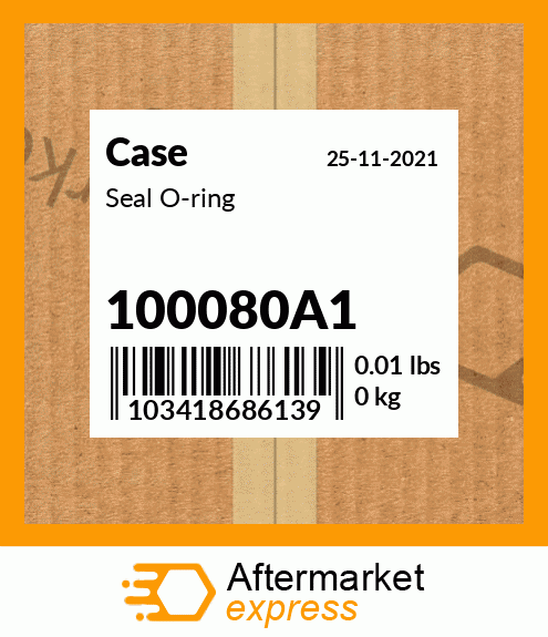 Seal O-ring 100080A1