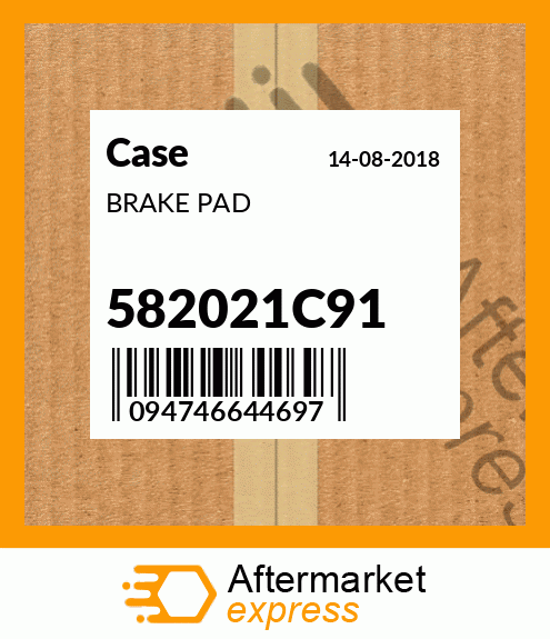 BRAKE PAD 582021C91
