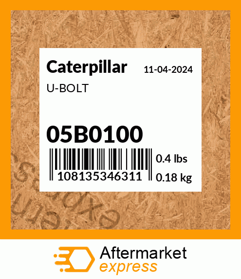 U-BOLT 05B0100