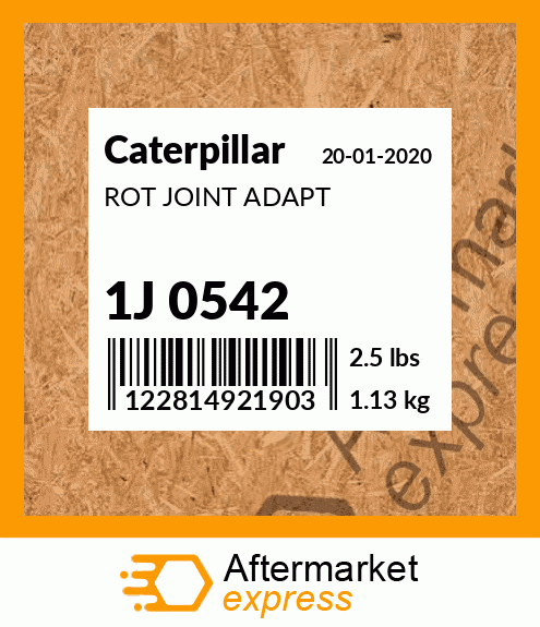 ROT JOINT ADAPT 1J 0542
