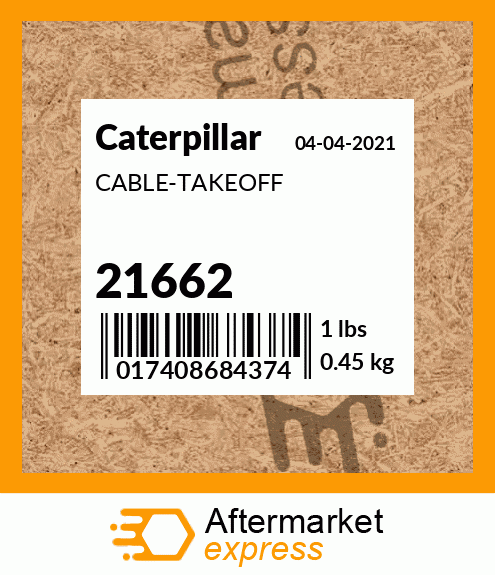 CABLE-TAKEOFF 21662