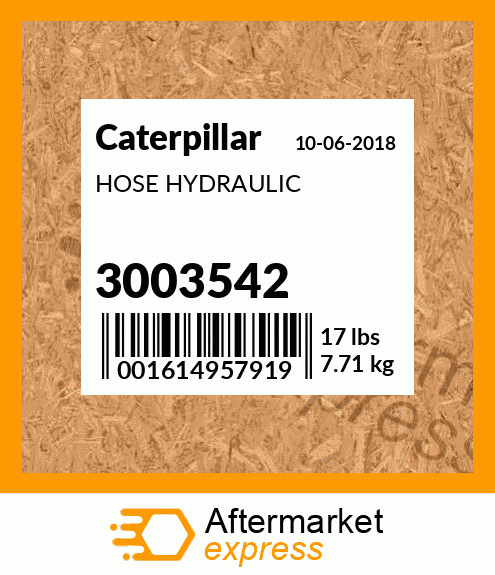 HOSE HYDRAULIC 3003542