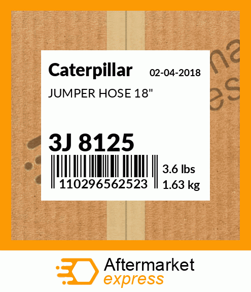 JUMPER HOSE 18" 3J 8125