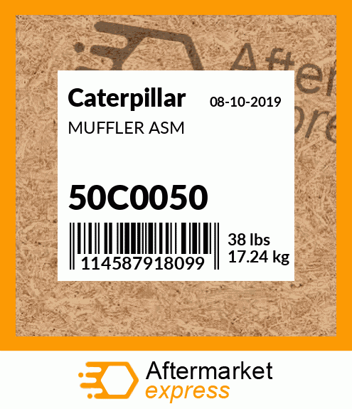 MUFFLER ASM 50C0050