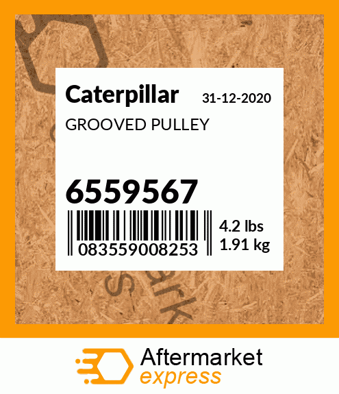 GROOVED PULLEY 6559567