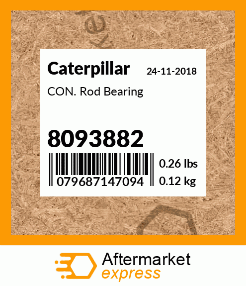CON. Rod Bearing 8093882