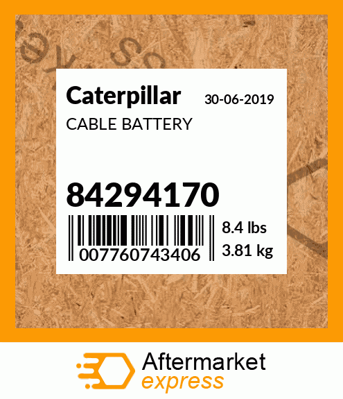 CABLE BATTERY 84294170