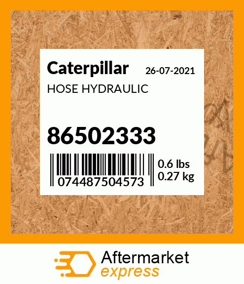 HOSE HYDRAULIC 86502333