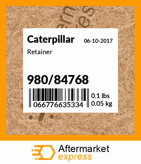 Retainer 980/84768