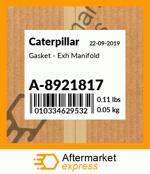 Gasket - Exh Manifold A-8921817