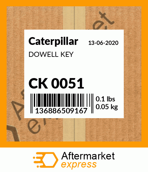 DOWELL KEY CK 0051