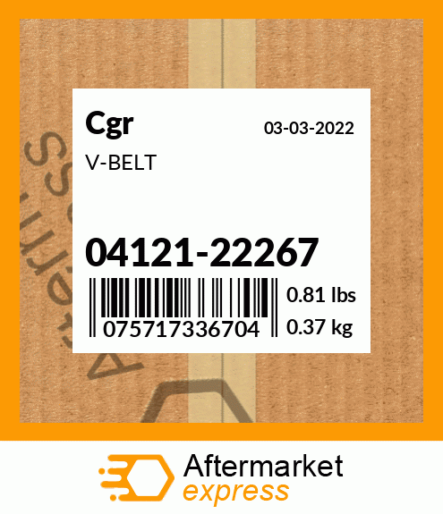 V-BELT 04121-22267