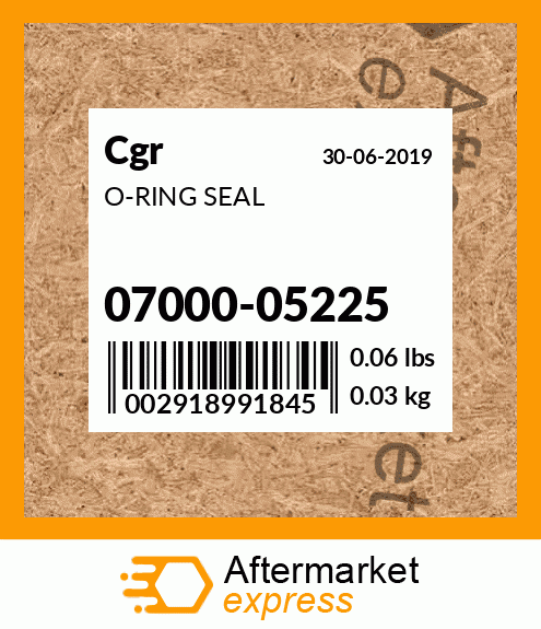O-RING SEAL 07000-05225