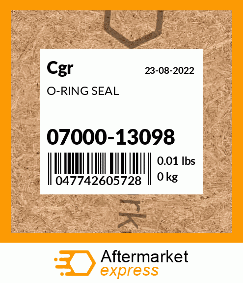 O-RING SEAL 07000-13098