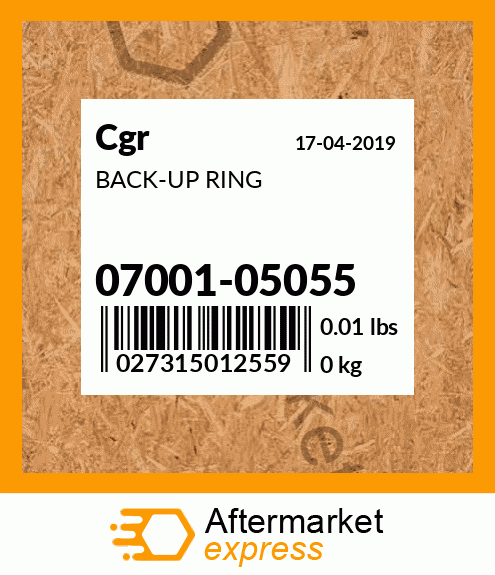 BACK-UP RING 07001-05055