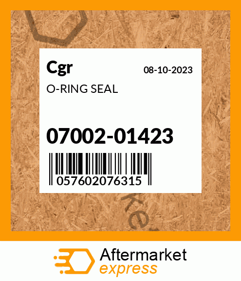O-RING SEAL 07002-01423