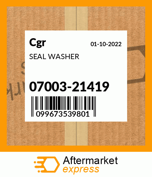 SEAL WASHER 07003-21419