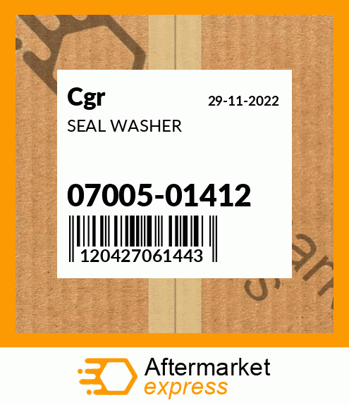 SEAL WASHER 07005-01412