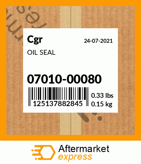 OIL SEAL 07010-00080