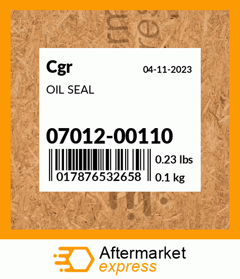 OIL SEAL 07012-00110