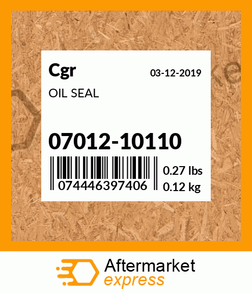 OIL SEAL 07012-10110