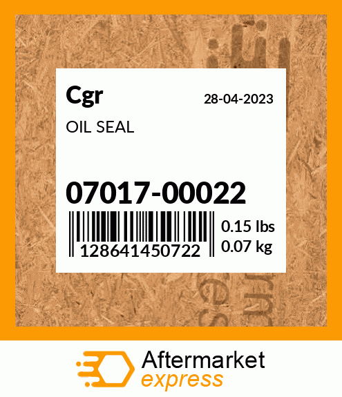 OIL SEAL 07017-00022