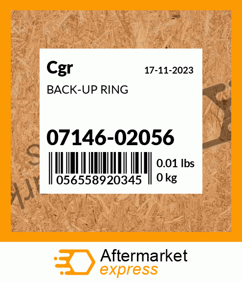 BACK-UP RING 07146-02056