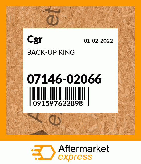 BACK-UP RING 07146-02066