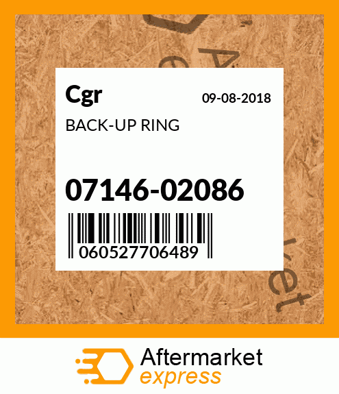 BACK-UP RING 07146-02086