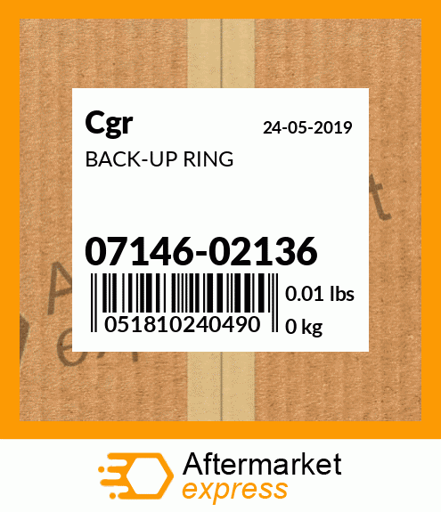 BACK-UP RING 07146-02136